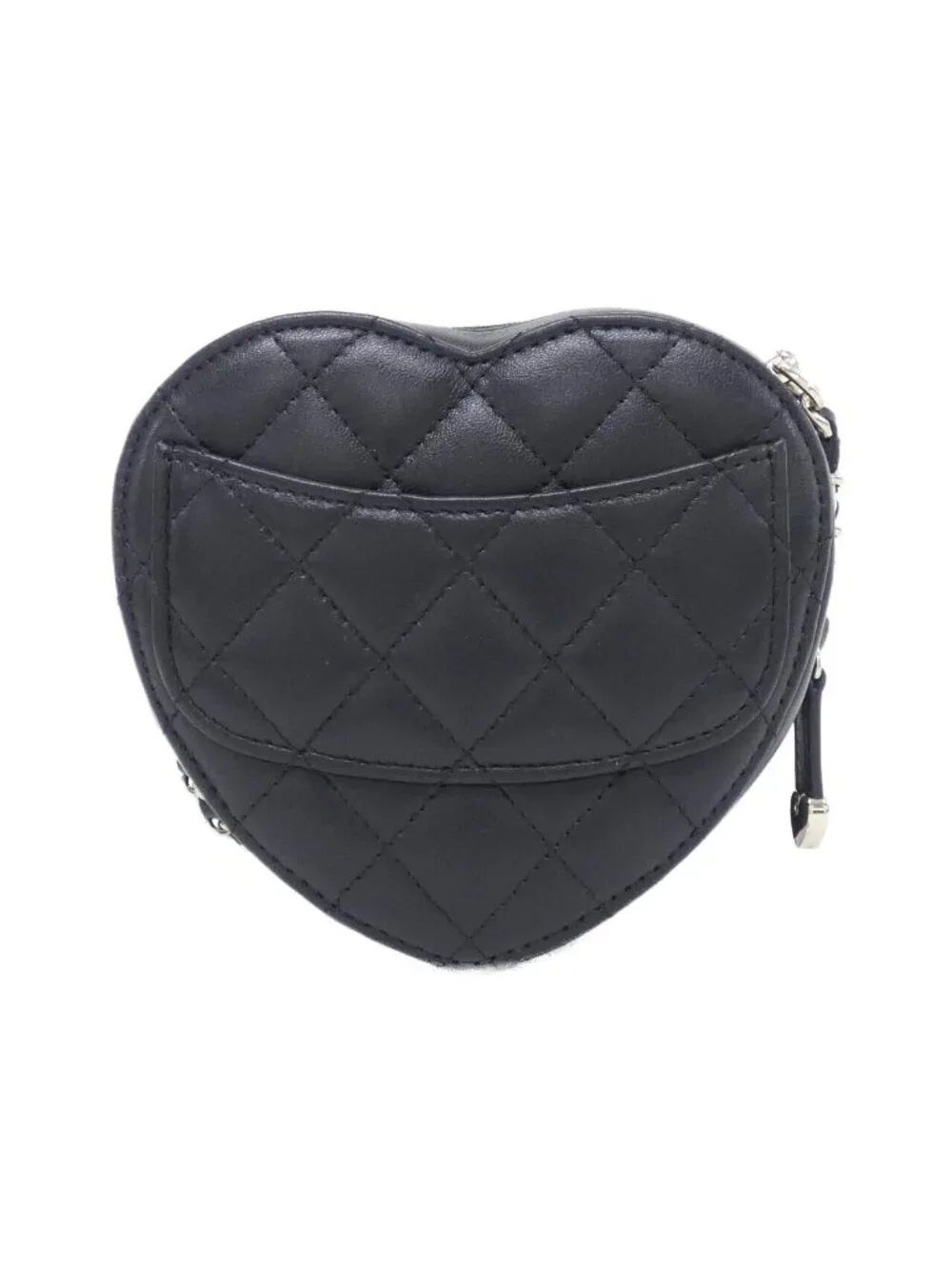 Chanel Shoulder Bag Black Heart